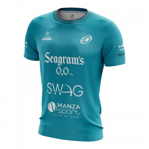 Bullpadel Paquito Navarro Premier Padel Meira Turquoise T-Shirt
