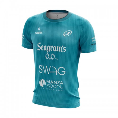 Bullpadel Paquito Navarro Premier Padel Meira Turquoise Junior T-Shirt Bullpadel Paquito Navarro Premier Padel Meira Turquoise Junior T-Shirt