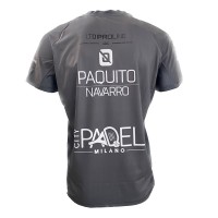T-shirt Bullpadel Paquito Navarro WPT Odeon Black Junior