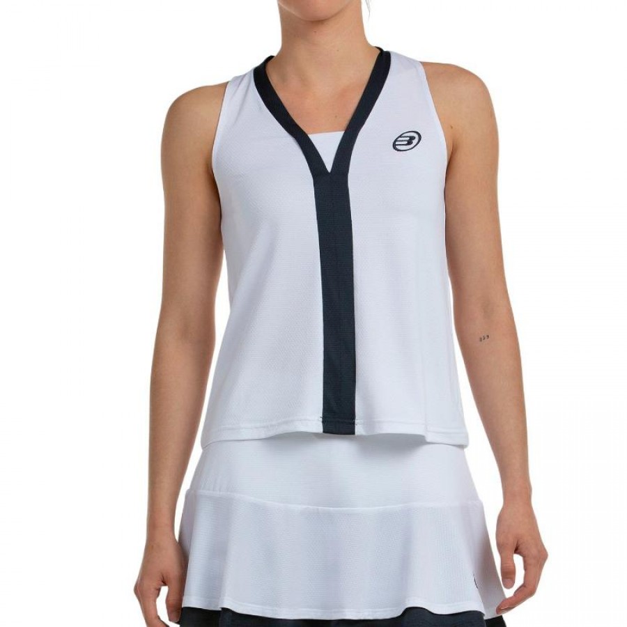 Camiseta Bullpadel Talita Branca  Oferta + Barato