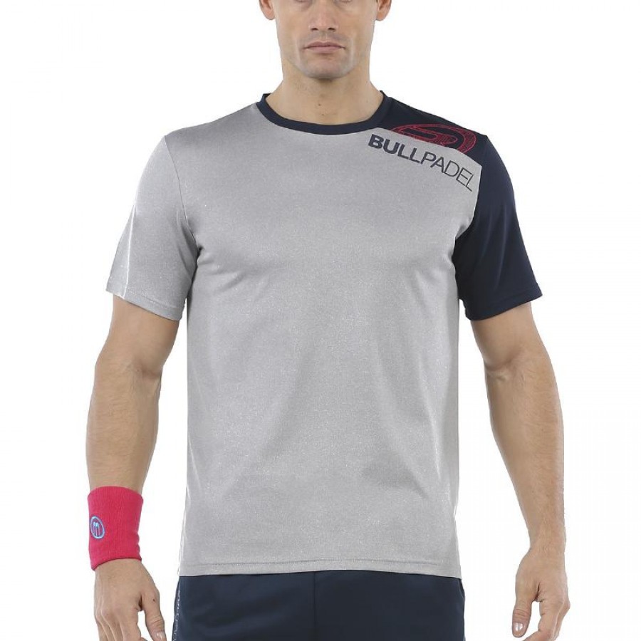 Camiseta Bullpadel Unut Gris Medio Vigore