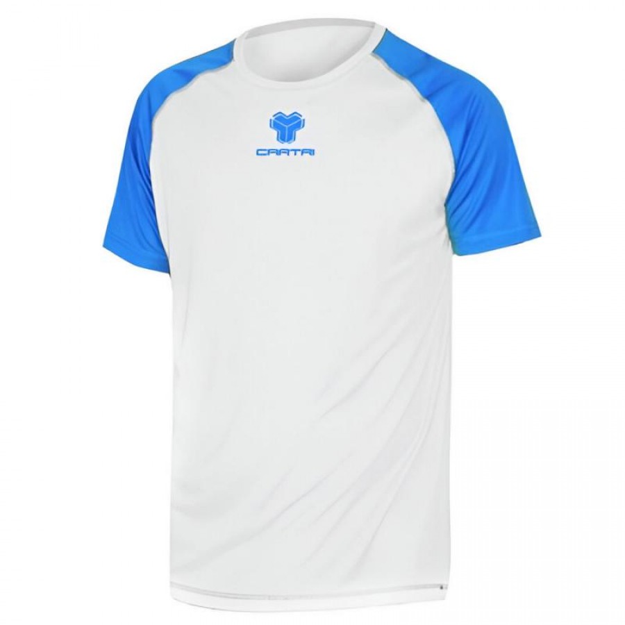 Cartri Coach 2.0 White Royal T-Shirt PADELPOINT Cartri Coach 2.0 White Royal T-Shirt