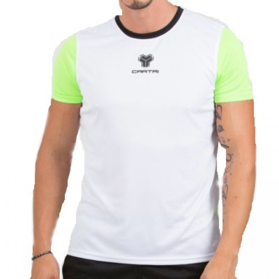 Camiseta Cartri Coach 3.0 Blanco Fluor Junior  Oferta + Barato