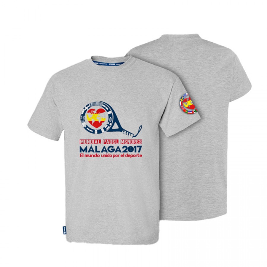 Cartri Malaga Grey Melange T-Shirt PADELPOINT