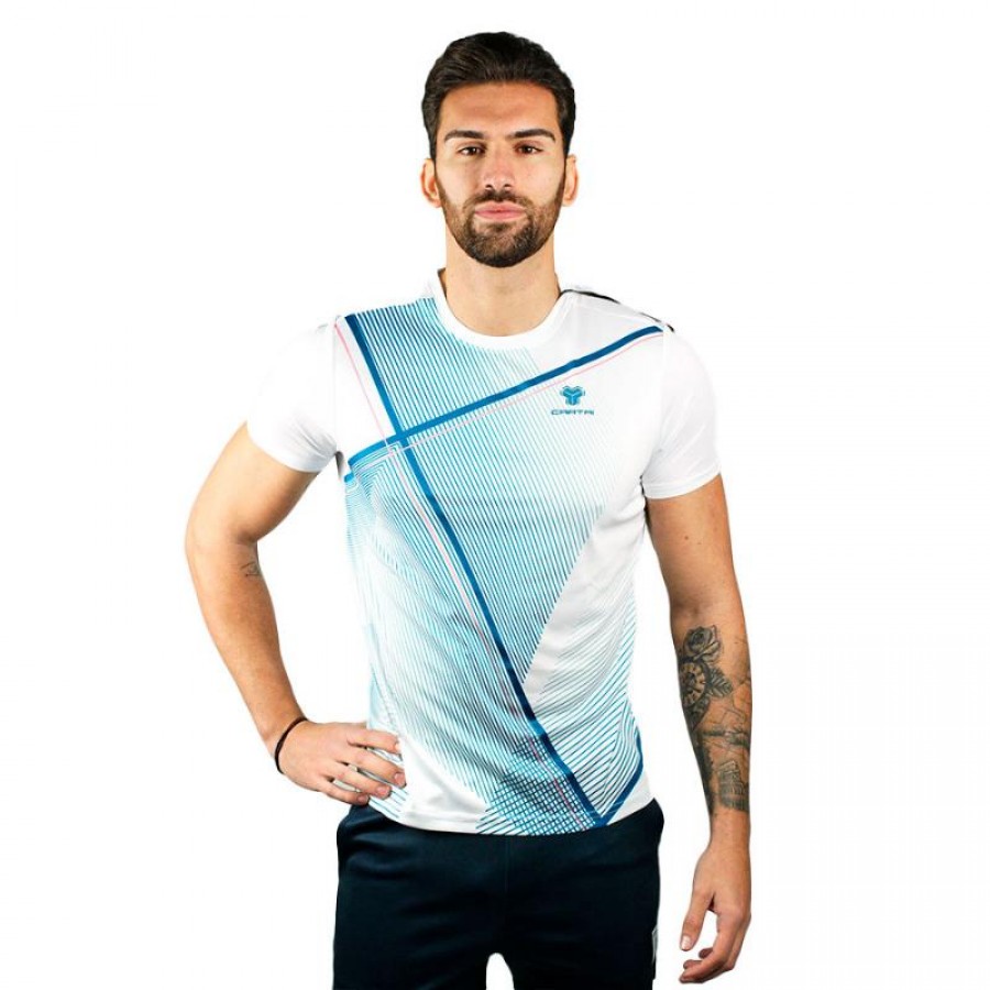 T-Shirt Cartri Nuru Noir Bleu  Offre - Pas cher