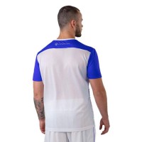Cartri School T-Shirt White Royal Blue PADELPOINT