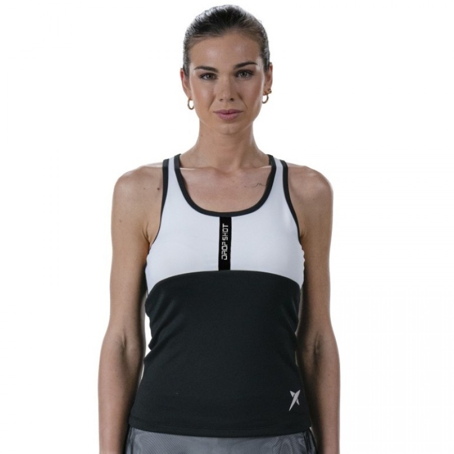Camiseta Drop Shot Onix Negro Blanco  Oferta + Barato