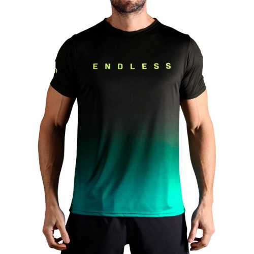 Camiseta Endless Ace Degrade Petróleo Preto