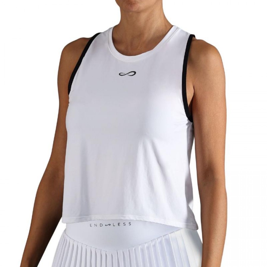 T-shirt blanc Endless Court  Offre - Pas cher
