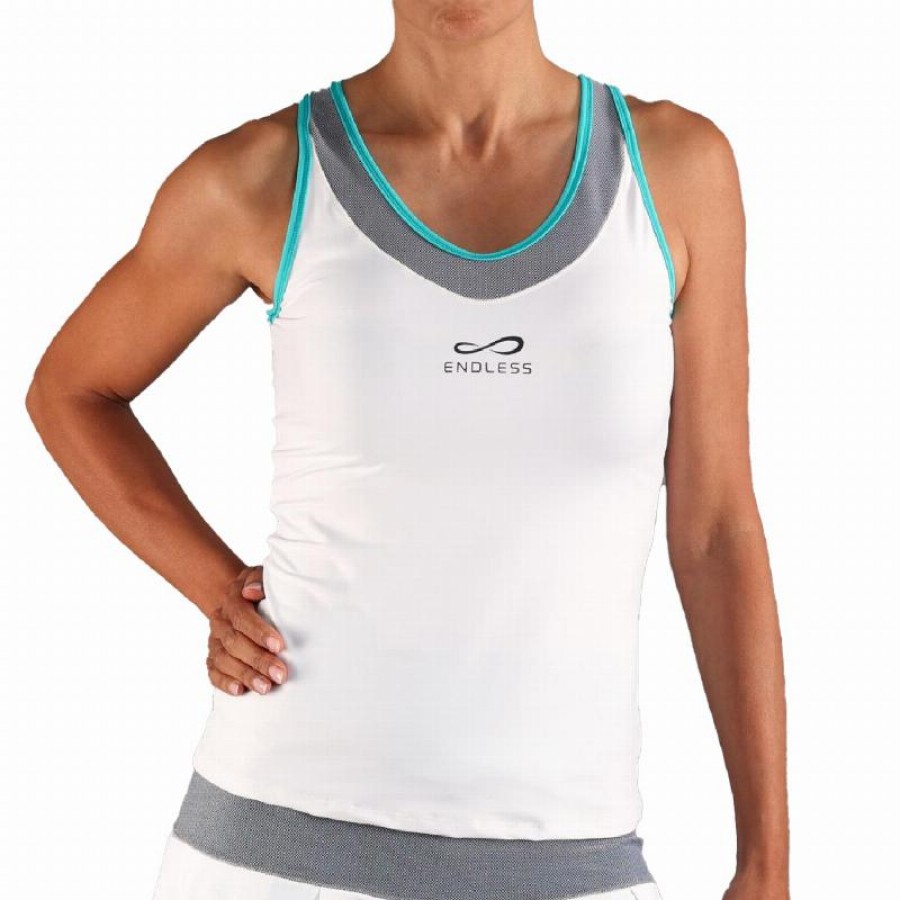 Endless Ottey T-shirt blanc  Offre - Pas cher