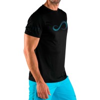 T-shirt sans fin illimite diamant noir bleu  Offre - Pas cher