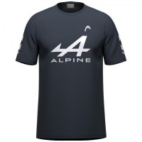 Camiseta Head Arturo Coello Sponsors Azul Marino  Oferta + Barato