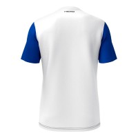 Camiseta Head Club 25 Tech Blanco Azul Royal  Oferta + Barato