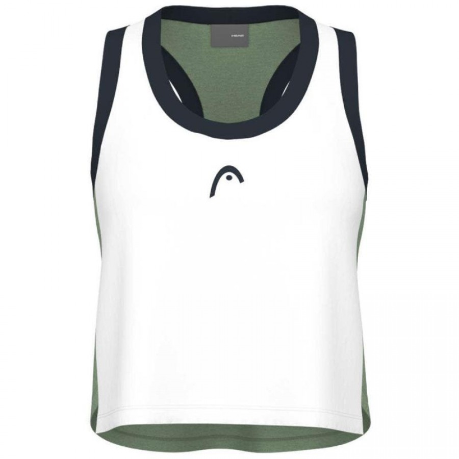 Women''s Head Play Crop Top White Green T-Shirt  Offer + Cheap