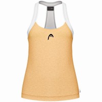 T-Shirt Femme Head Play Tech Jaune  Offre - Pas cher