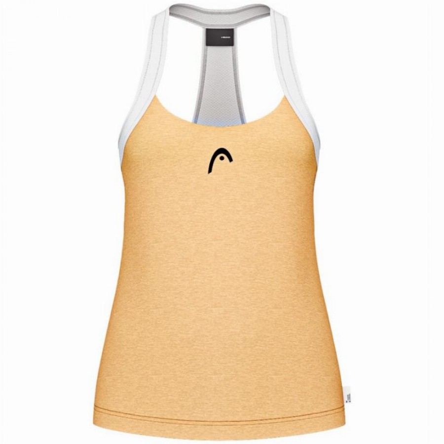 T-Shirt Femme Head Play Tech Jaune  Offre - Pas cher