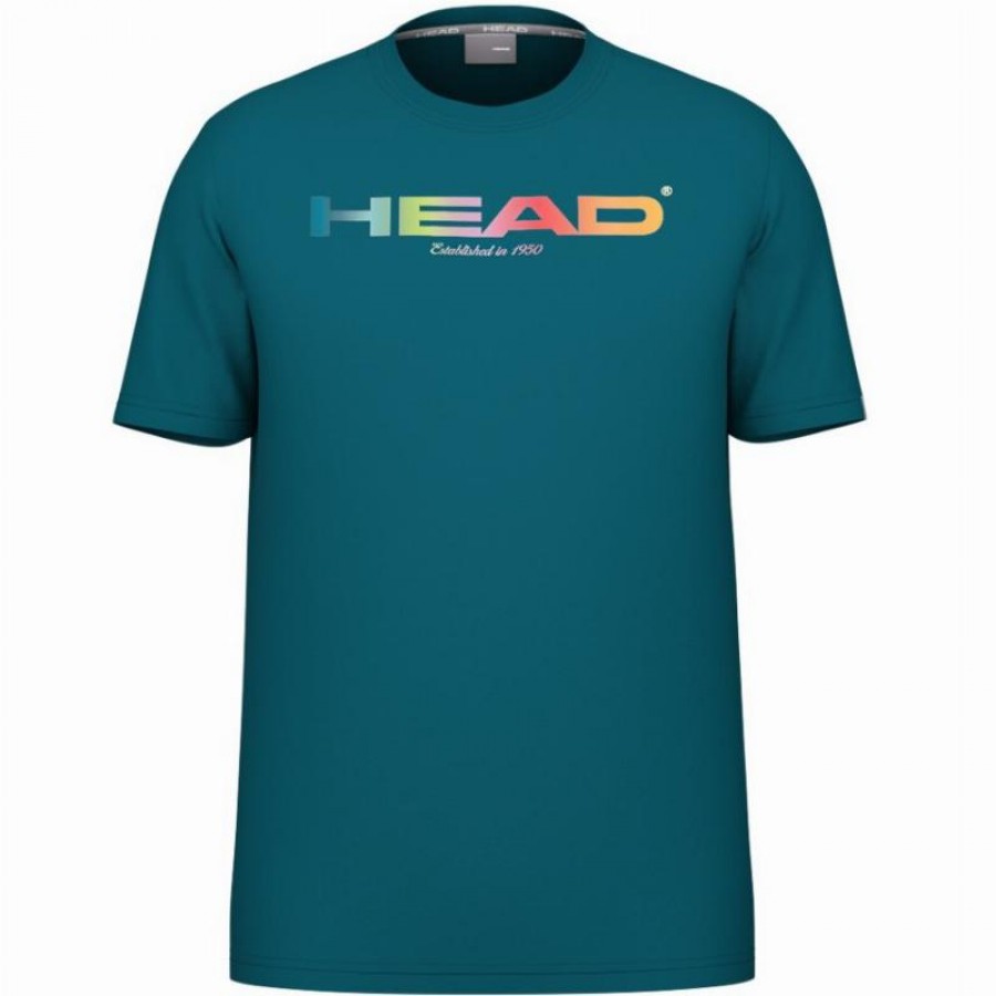 Camiseta Head Rainbow Teal Blue  Oferta + Barato