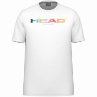 Camiseta Head Rainbow Blanco  Oferta + Barato