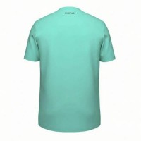T-shirt Rainbow Turquoise sur la tête