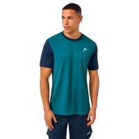 Camiseta Head Slice Azul Teal  Oferta + Barato