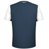 Camiseta Head Slice Marino Blanco  Oferta + Barato