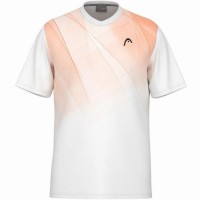 Camiseta Head Topspin Naranja Print  Oferta + Barato
