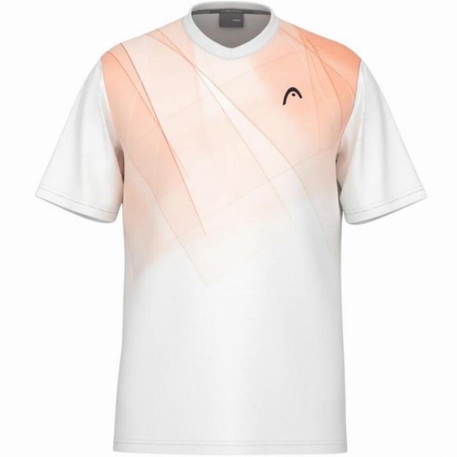 Camiseta Head Topspin Naranja Print  Oferta + Barato