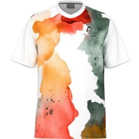 Camiseta Head Tospin Naranja Print  Oferta + Barato
