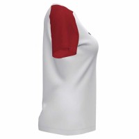 Joma Academy IV Blanc Rouge T-shirt Femme  Offre - Pas cher