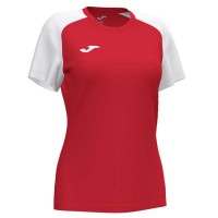 Joma Academy IV Rouge Blanc T-shirt Femme  Offre - Pas cher