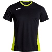 Camiseta Joma Court Negro Verde  Oferta + Barato