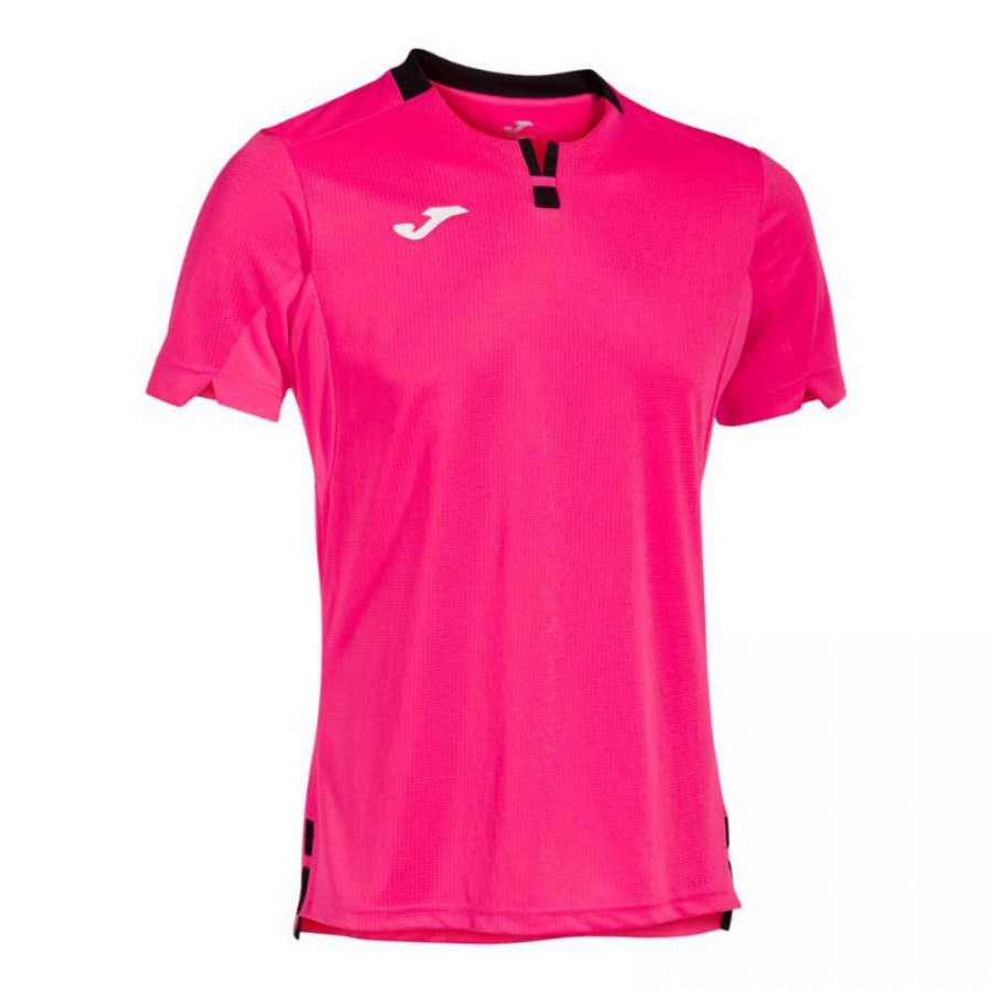 Joma Ranking T-Shirt Rosa Fluo Nero  Offerta + Economico