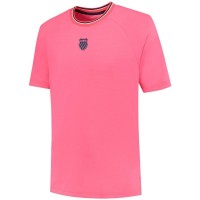 Camiseta Kswiss Hypercourt Melange 3 Rosa  Offerta + Economico