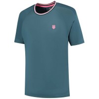 Camiseta Kswiss Hypercourt Mesh Crew 4 Verde Petroleo  Offerta + Economico