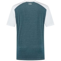 Kswiss Hypercourt Mix Melange Crew T-Shirt Bianco Verde Petrolio  Offerta + Economico