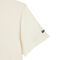 Lacoste Daniil Medvedev T-Shirt Tennis Blanc Cassé  Offre - Pas cher