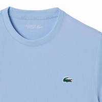 Camiseta Lacoste Esticamento Leve Azul Claro