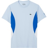 Camiseta Lacoste Novak Djokovic Azul Claro  Offre - Pas cher