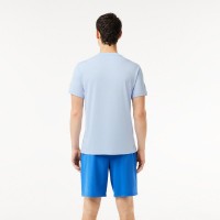 Camiseta Lacoste Novak Djokovic Azul Claro  Offre - Pas cher