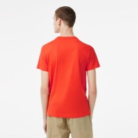 Lacoste Novak Djokovic Orange T-shirt  Offre - Pas cher