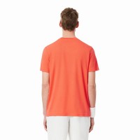Camiseta Lacoste Novak Djokovic Laranja Vermelho  Oferta + Barato