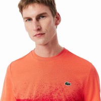 Camiseta Lacoste Novak Djokovic Laranja Vermelho  Oferta + Barato