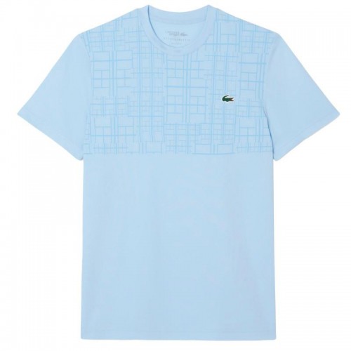 Lacoste Novak Djokovic T-shirt bleu pastel ultra sec