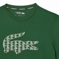 T-shirt Lacoste Pique Vert  Offre - Pas cher
