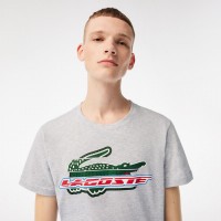T-shirt Lacoste Sport Algodon Ecologico Grey  Offer + Cheap