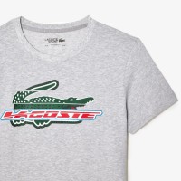 T-shirt Lacoste Sport Algodon Ecologico Grey  Offer + Cheap