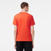 T-shirt Lacoste Sport Algodon Ecologico Orange   Offre - Pas cher