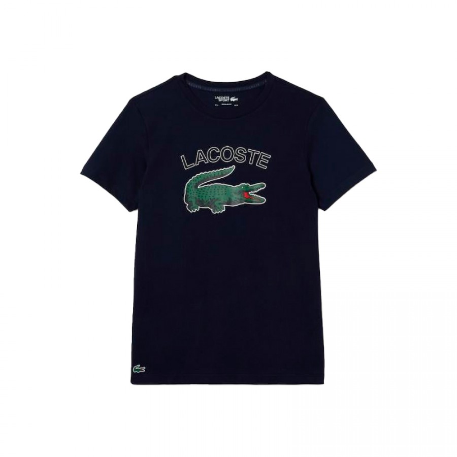 Lacoste Sport Navy Blue T-shirt  Offer + Cheap