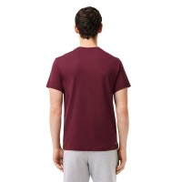 T-shirt Lacoste Sport Bordeaux  Offre - Pas cher