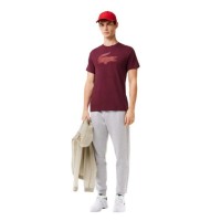 T-shirt Lacoste Sport Bordeaux  Offre - Pas cher